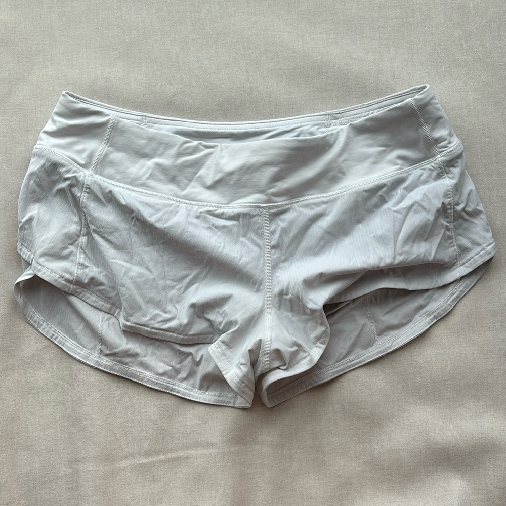 White Lululemon Shorts size 8